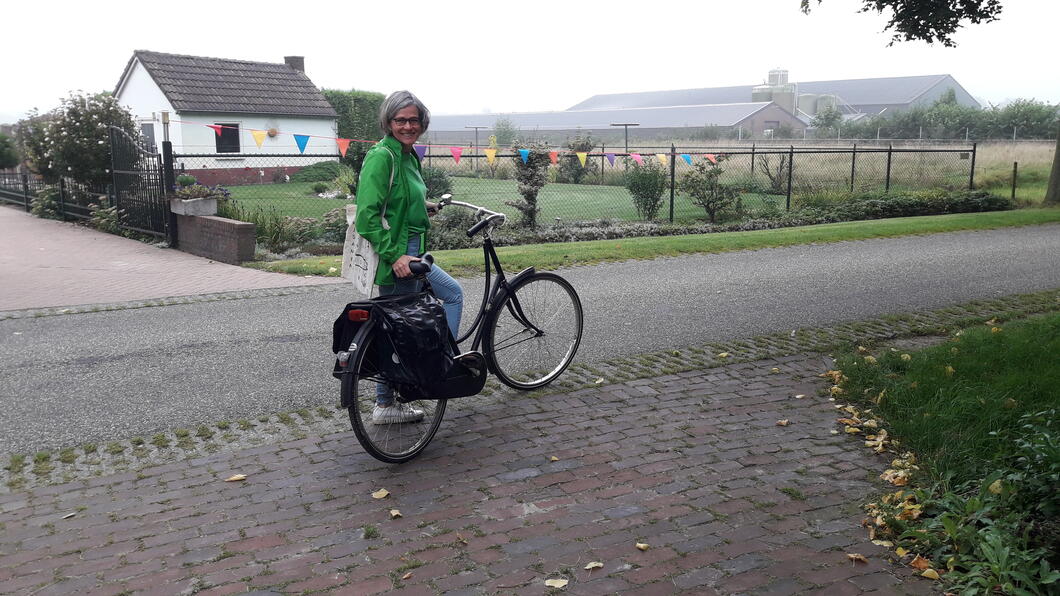 fietsen naar Budschop