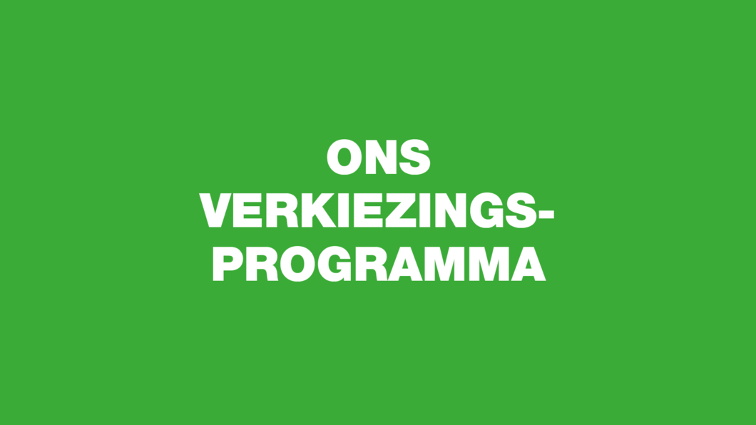 verkiezingsprogramma
