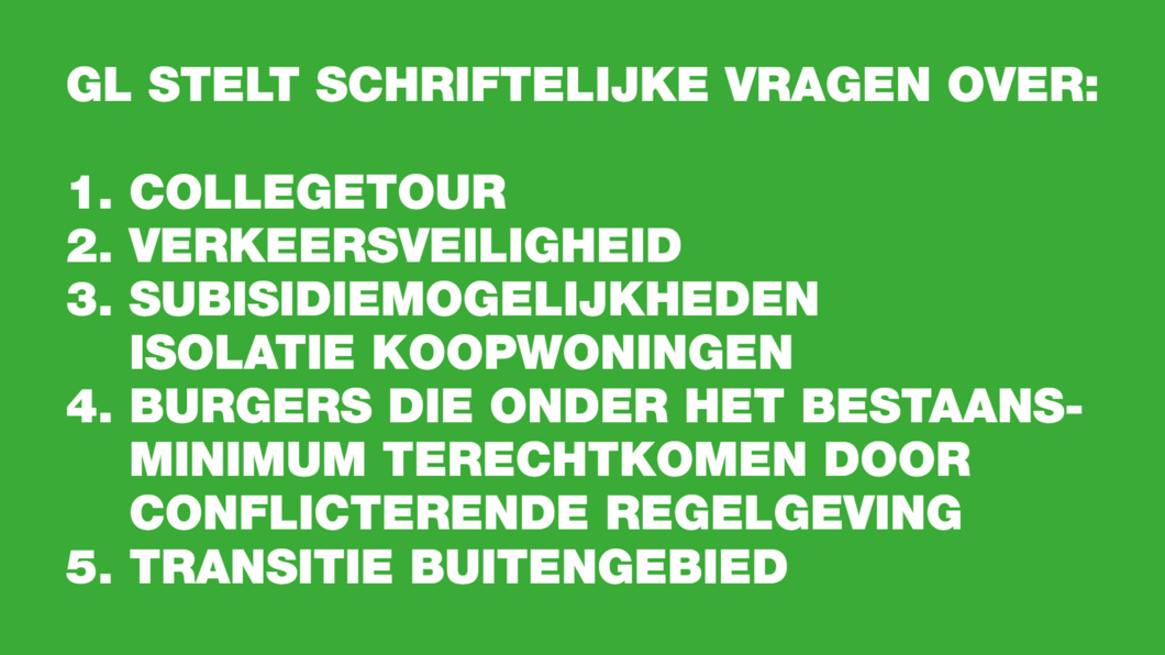 schriftelijke vragen