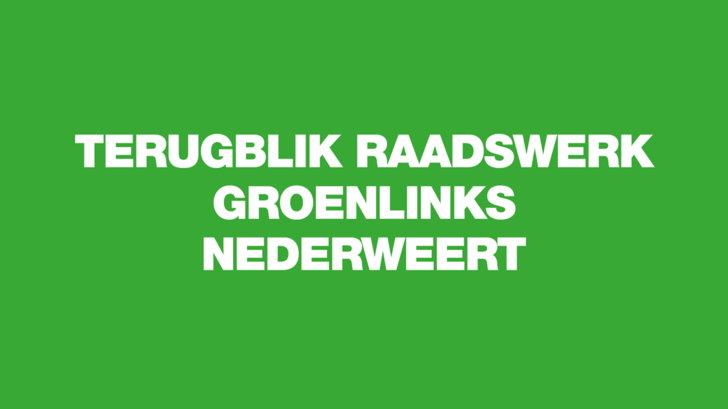 terugblik raadswerk