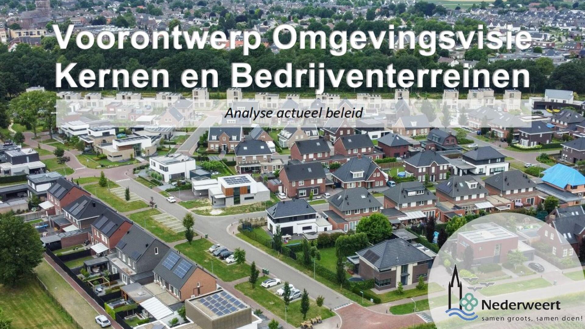 voorontwerp omgevingsvisie kernen en bedrijventerreinen