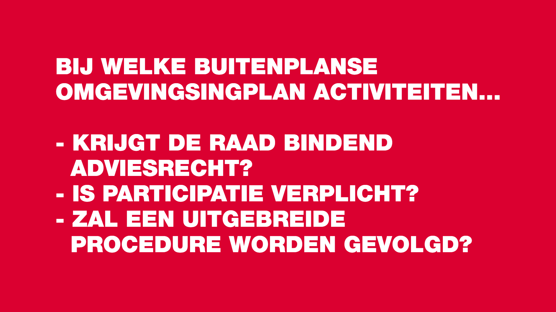 omgevingswet